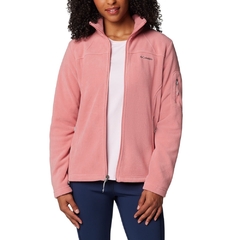 JAQUETA FEMININA FLEECE FAST TREK II FULL ZIP ROSA AGAVE EL6081-629 COLUMBIA - comprar online