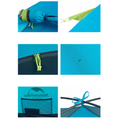 BARRACA PRO SERIES 2P UPF50+ ALUMINIO VERDE FLORESTAL NATUREHIKE na internet