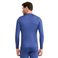 BLUSA MASCULINA SEGUNDA PELE BÁSICA AZUL MARINHO 117104AZ ALMA na internet