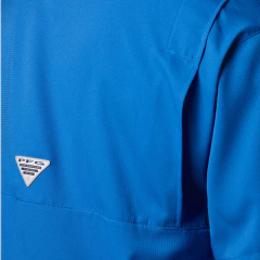 CAMISETA MASCULINA MANGA LONGA DRY FPS 40 TAMIAMI II AZUL VIVID BLUE FM7253-487 COLUMBIA - Terratop Aventura