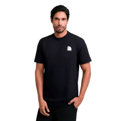 CAMISETA UNISSEX MANGA CURTA ALGODÃO GARMENT DYE PRETO 812KNKY4 THE NORTH FACE