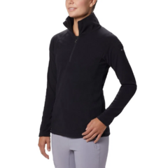 BLUSÃO FEMININO FLEECE GLACIAL™ IV 1/2 ZIP PRETO AK1131-010 COLUMBIA