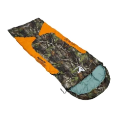 SACO DE DORMIR FREEDOM LEGENDÁRIOS REGULAR -1,5C-3,5C LARANJA E CAMUFLADO NAUTIKA