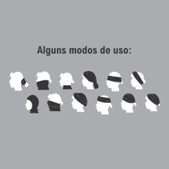 BANDANA MONTANHAS COLORIDAS 3Z - comprar online