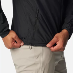 JAQUETA MASCULINA CORTA VENTO LOOP TRAIL WINDBREAKER PRETO WO9484-010 COLUMBIA - Terratop Aventura
