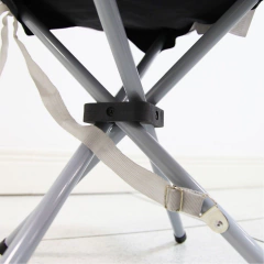BANQUETA DOBRAVEL DE AÇO/POLIÉSTER STOOL PRETO NAUTIKA - comprar online