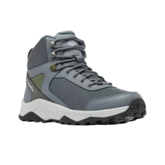 BOTA MASCULINA IMPERMEÁVEL WATERPROF TRAILSTORM ASCEND MID CINZA E VERDE BM1169-053 COLUMBIA