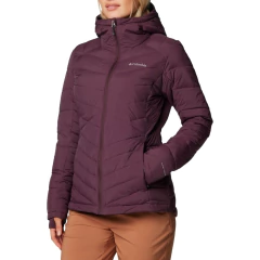 JAQUETA FEMININA JOY PEAK II COM CAPUZ VINHO WK7505-607 COLUMBIA - comprar online