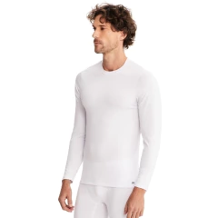 BLUSA MASCULINA SEGUNDA PELE BÁSICA BRANCO 117103B ALMA