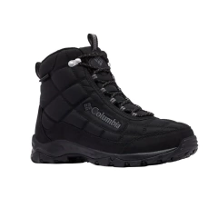 BOTA MASCULINA TÉRMICA IMPERMEÁVEL WATERPROF FIRECAMP BOOT PRETO E CINZA BM1766-012 COLUMBIA