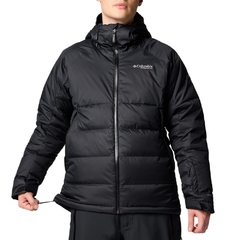 JAQUETA MASCULINA ROARING FORK II DOWN COM CAPUZ PRETO WO9906-010 COLUMBIA - loja online