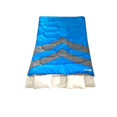 SACO DE DORMIR KUPLE CASAL 5C-1C-5C AZUL NAUTIKA - Terratop Aventura