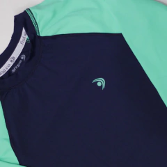 CAMISETA INFANTIL MANGA LONGA AZUL E VERDE 0012304001254 FISHINGCO - comprar online