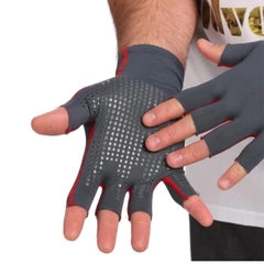LUVA MASCULINA CURTA UPF50+ CINZA CLIP 001040000958 FISHINGCO