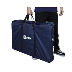 MESA COM ARMÁRIO DE COZINHA DOBRÁVEL DE ALUMÍNIO/MDF CUCINA AZUL NAUTIKA - loja online