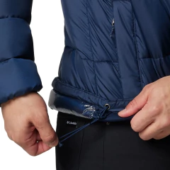 JAQUETA MASCULINA FIVEMILE BUTTE II COM CAPUZ AZUL MARINHO WM6004-464 COLUMBIA - loja online