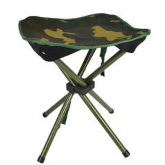 BANQUETA DOBRAVEL DE AÇO/POLIÉSTER STOOL CAMUFLADO NAUTIKA