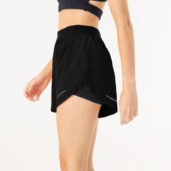 BERMUDA FEMININA DE CORRIDA RUNNING PRETO 207500808809001 ALPEN - comprar online