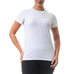 CAMISETA FEMININA MANGA CURTA DRY FPS 50 AURORA II BRANCO 321071100 COLUMBIA