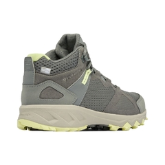 BOTA FEMININA IMPERMEÁVEL OUTDRY PEAKFREAK HERA MID CINZA E AMARELO BL7856-023 COLUMBIA - Terratop Aventura