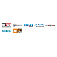 ÓCULOS NANGA REFLEX PRETO E AZUL CAT 3 GOG - comprar online