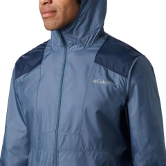 JAQUETA MASCULINA FLASH FORWARD WINDBREAKER CORTA VENTO AZUL YONDER KM3972-478 COLUMBIA - Terratop Aventura