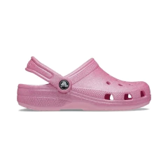 SANDÁLIA INFANTIL CLASSIC CLOG T GLITTER ROSA PINK 2069926XE CROCS - comprar online