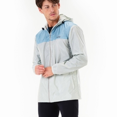 JAQUETA MASCULINA HIDROREPELENTE POLIAMIDA CORTA VENTO CINZA E AZUL 2075018098CZ03 ALPEN - comprar online