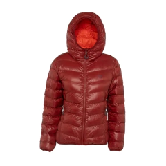 JAQUETA FEMININA PUFFER DOUBLE C/ CAPUZ PATAGÔNIA VERMELHO E LARANJA 12024I51 KAILASH na internet