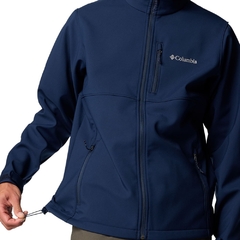 JAQUETA MASCULINA ASCENDER SOFTSHELL SEM CAPUZ AZUL NAVY WM6044-467 COLUMBIA - Terratop Aventura