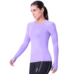 CAMISETA FEMININA MANGA LONGA DRY FPS 50 KEEP COOL NEEDED ROXO 47AUFCLNDD009 AUTHEN na internet