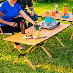 MESA DOBRÁVEL DE AÇO FRADE 1,20X0,60M BEGE NAUTIKA