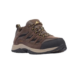 TÊNIS MASCULINO IMPERMEÁVEL WATERPROOF CRESTWOOD WIDE MARROM MUD SQUASH BM5372-255 COLUMBIA