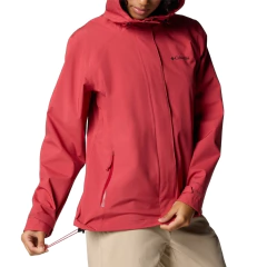 JAQUETA FEMININA IMPERMEÁVEL EARTH EXPLORER II SHELL VERMELHO WL3766-602 COLUMBIA - Terratop Aventura