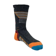 MEIA UNISSEX TÉRMICA LÃ MERINO OMNI HEAT HIKING CREW CINZA CHARCOAL RCL704SCPGY11PR COLUMBIA