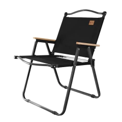 CADEIRA DOBRÁVEL DE AÇO/POLIÉSTER ANDRADE GRANDE E PRETO NAUTIKA