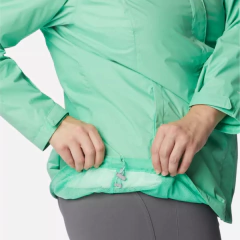 JAQUETA FEMININA ARCADIA II CORTA VENTO VERDE LIGHT JADE RL2436-378 COLUMBIA - Terratop Aventura