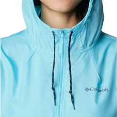 JAQUETA FEMININA FLASH FORWARD WINDBREAKER CORTA VENTO AZUL E ROXO KL3010-481 COLUMBIA - Terratop Aventura