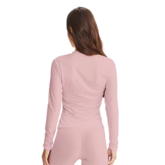 BLUSA FEMININA SEGUNDA PELE BÁSICA ROSA DELICATI 118104RS ALMA na internet