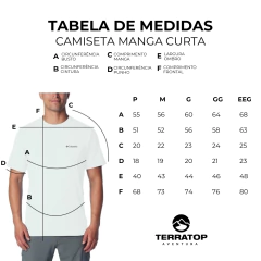 CAMISETA MASCULINA MANGA CURTA ALGODÃO BASIC LOGO BRANCO 320373100 COLUMBIA - comprar online