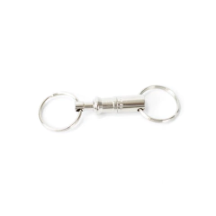 CHAVEIRO NIQUELADO COM 2 ARGOLAS 4.1835 VICTORINOX