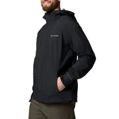 JAQUETA MASCULINA ANORAK EARTH EXPLORER II SHELL CORTA VENTO PRETO WM3171-010 COLUMBIA na internet