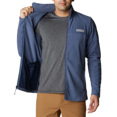 JAQUETA MASCULINA FLEECE BASIN TRAIL III FULL ZIP AZUL DARK MOUNTAIN AO0560-479 COLUMBIA - loja online