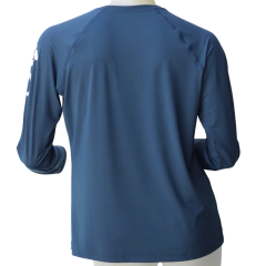 CAMISETA FEMININA MANGA LONGA DRY FPS 50 AURORA SURF BLUE 320431464 COLUMBIA - comprar online