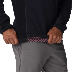 BLUSÃO MASCULINO FLEECE OUTDOOR TRACKS HALF ZIP PRETO E CINZA GREY AM0883-010 COLUMBIA - Terratop Aventura