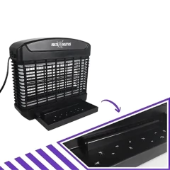 MATA INSETO ELÉTRICO PARA MOSQUITO/MARUIM 220V PRETO CASA ATTRACT - comprar online