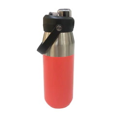 GARRAFA TÉRMICA INOX 750ML ISOMAX ROSA PINK NAUTIKA - Terratop Aventura