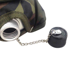 CANTIL DE ALUMÍNIO 900ML COM ESTOJO CAMUFLADO NAUTIKA - Terratop Aventura