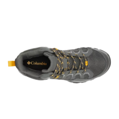 BOTA MASCULINA IMPERMEÁVEL WATERPROF GRANITE TRAIL CINZA E AMARELO BM8748-089 COLUMBIA - loja online