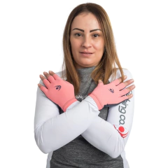 LUVA FEMININA CURTA UPF50+ CORAL 001191001242 FISHINGCO - Terratop Aventura